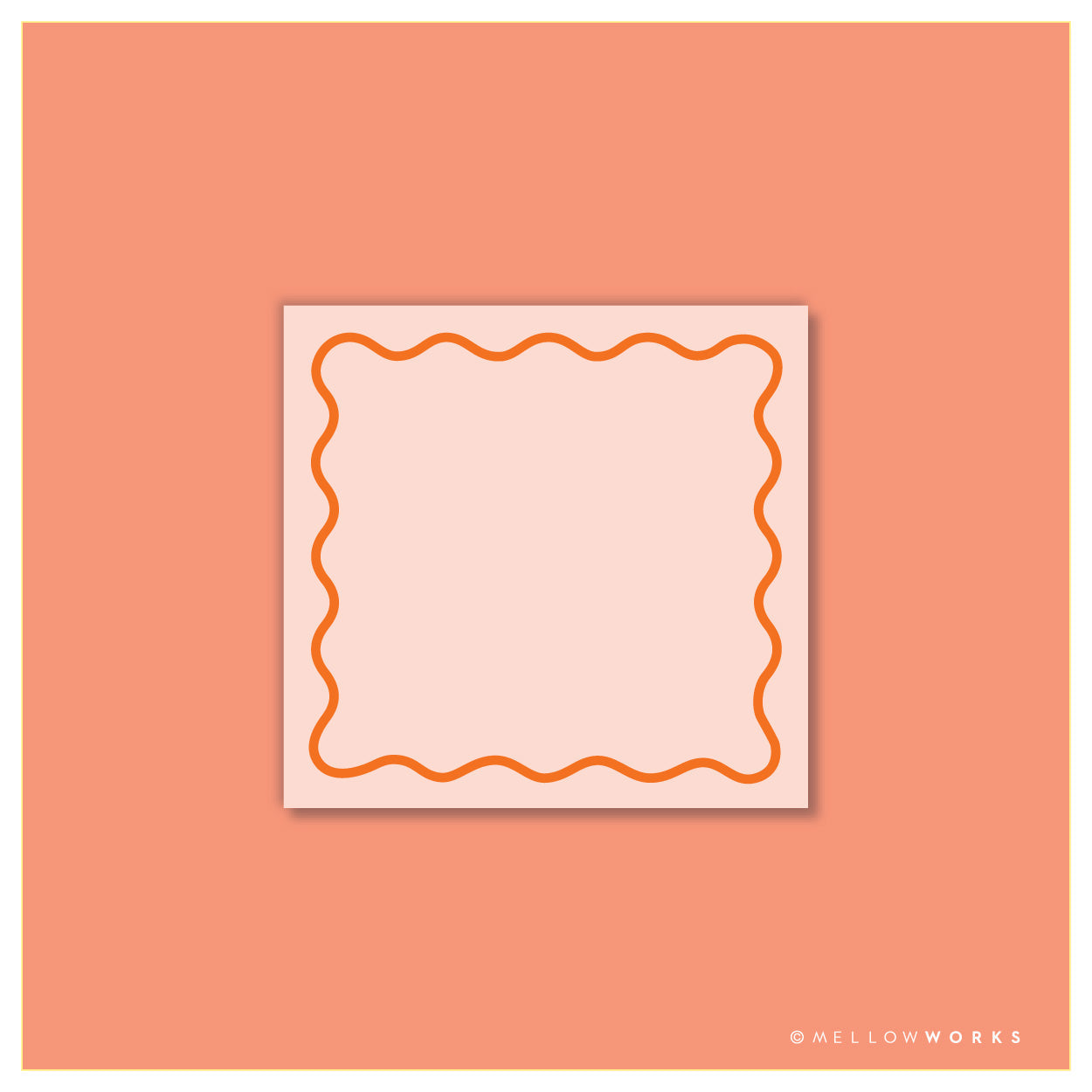 Wavy Border Sticky Pad