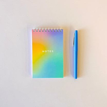 REPORTER NOTEBOOK - RAINBOW OMBRE Blank Pages